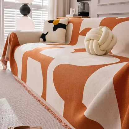 Modern White-Orange